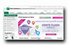 screenshot de www.bnpparibas.net