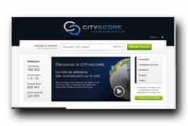 screenshot de www.cityscore.fr