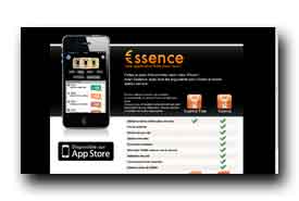 screenshot de www.essenceapp.fr