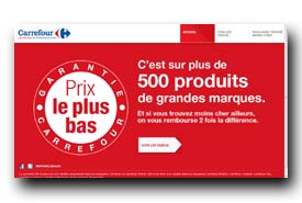 screenshot de www.garantieprixleplusbas.carrefour.fr