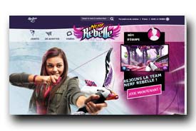 screenshot de www.nerfrebelle.com